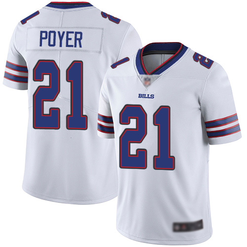 Men Buffalo Bills #21 Jordan Poyer White Vapor Untouchable Limited Player NFL Jersey->nfl t-shirts->Sports Accessory